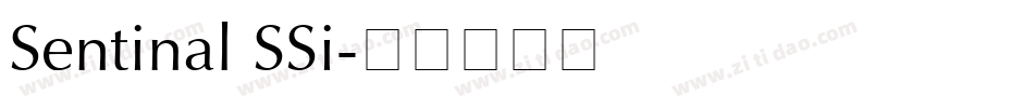 Sentinal SSi字体转换